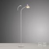 Leuchten Direkt vit LED-golvlampa PIXIE med justerbar, böjd arm, 3000 Kelvin varmvit