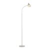 Leuchten Direkt vit LED-golvlampa PIXIE med justerbar, böjd arm, 3000 Kelvin varmvit