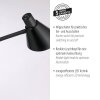 Leuchten Direkt LED-golvlampa PIXIE med böjd, justerbar arm, 3000 Kelvin varmvit