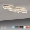 Leuchten Direkt LED-taklampa PEBBLES, vit, 3000 Kelvin varmvitt, minnesfunktion