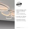 Leuchten Direkt LED-taklampa PEBBLES, vit, 3000 Kelvin varmvitt, minnesfunktion