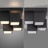 Leuchten Direkt LED-taklampa TETRIS med 4 kantiga ljusmoduler, 3000 Kelvin varmvit
