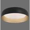 Leuchten Direkt rund LED-taklampa OSKO med fjärrkontroll, justerbar ljusfärg 3000 Kelvin