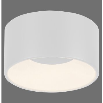 Leuchten Direkt vit rund LED-taklampa TANIKA med minnesfunktion, 3000 Kelvin varmvitt