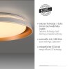 Leuchten Direkt modern rund LED-taklampa SATI med minnesfunktion, 3000 Kelvin varmvit