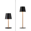 Leuchten Direkt LED-bordslampa EURIA med konformad skärm, 3000 Kelvin varmvit