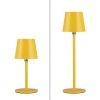 Leuchten Direkt LED-bordslampa BOTERIA, gul, justerbar, minnesfunktion, varmvit 3000 Kelvin