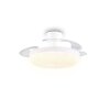 Reality LED-takfläkt Kiruna, glittrande, fjärrdimbar, justerbar ljusfärg 2700-6500 Kelvin