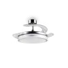 Reality LED-takfläkt Volda, dimbar med fjärrkontroll, inställbar ljusfärg 2700-6500 Kelvin
