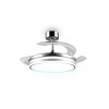 Reality LED-takfläkt Volda, dimbar med fjärrkontroll, inställbar ljusfärg 2700-6500 Kelvin