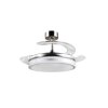 Reality LED-takfläkt Volda, dimbar med fjärrkontroll, inställbar ljusfärg 2700-6500 Kelvin