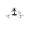 Reality LED-takfläkt Volda, dimbar med fjärrkontroll, inställbar ljusfärg 2700-6500 Kelvin