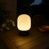 Brilliant LED-bordslampa Sarastro med RGB, 2700 Kelvin varmvit med diamantmönster
