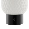 Brilliant LED-bordslampa Sarastro med RGB, 2700 Kelvin varmvit med diamantmönster