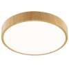 Brilliant LED rund taklampa Teranon, platt form i modern stil, 3000 Kelvin varmvitt ljus