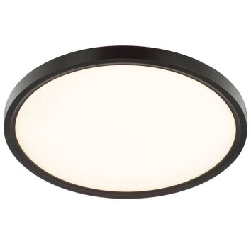 Brilliant modern rund och flack LED-taklampa Galo, rörelsesensor, 3000 Kelvin varmvit