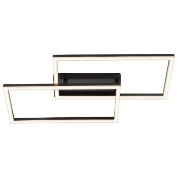 Brilliant modern LED-taklampa Jorvic, 3000 Kelvin varmvit, integrerad LED-modul