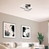 Brilliant LED-taklampa Aydin, fjärrstyrd dimring, justerbar ljusfärg 3000-7000 Kelvin