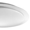 Brilliant modern LED-plafond Vittoria, platt och rund, justerbar ljusfärg 2700-6500 Kelvin