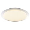 Brilliant modern LED-plafond Vittoria, platt och rund, justerbar ljusfärg 2700-6500 Kelvin