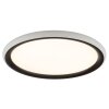 Brilliant LED Plafondlampa Carloz, platt rund med minnesfunktion, 3000 Kelvin varmvit