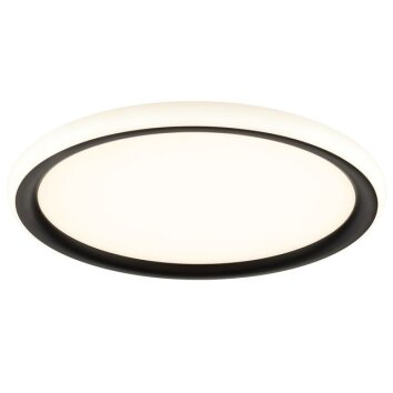 Brilliant LED Plafondlampa Carloz, platt rund med minnesfunktion, 3000 Kelvin varmvit