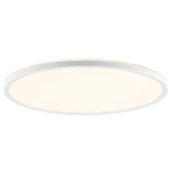 Brilliant rund LED-taklampa Samora med justerbar ljusfärg 2700-6500 Kelvin, vit lampkropp