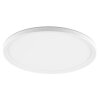 Brilliant Flack rund vit LED-taklampa Samora med justerbar ljusfärg 2700-6500 Kelvin
