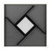 Brilliant LED-taklampa Hardy, korsande ljuslister, minnesfunktion, 2700 Kelvin varmvit