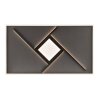 Brilliant Leuchten LED-taklampa Hardy, geometri, minnesfunktion, 2700 Kelvin varmvit
