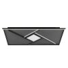 Brilliant Leuchten LED-taklampa Hardy, geometri, minnesfunktion, 2700 Kelvin varmvit