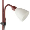 Brilliant Leuchten modern uplight-golvlampa Spari med 2 koniska vita skärmar