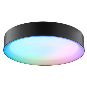 Brilliant LED-plafond Larios dimbar med fjärrkontroll, justerbar ljusfärg 3000-6500 Kelvin