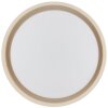 Brilliant modern LED-plafond Sonora med platt, rund form i beige, 3000 Kelvin varmvit