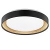 Brilliant rund LED-taklampa Waldo, med fjärrkontroll, ställbar ljusfärg 3000-6500 Kelvin