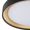 Brilliant rund LED-taklampa Waldo, med fjärrkontroll, ställbar ljusfärg 3000-6500 Kelvin