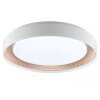Brilliant LED-plafond Waldo med fjärrkontroll, ställbar färgtemperatur 3000-6500 Kelvin