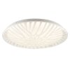 Brilliant rund LED-plafond Oscara, radiellt mönster, justerbar ljusfärg 2700-4000 Kelvin