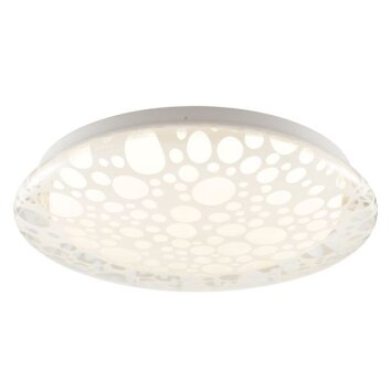 Brilliant LED-taklampa Bania med mönstrad skärm, justerbar ljusfärg 2700-4000 Kelvin