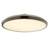 Brilliant modern plattrund LED-taklampa Nova, vit skärm, justerbar ljusfärg 2700-6500 Kelvin