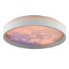 Brilliant LED-taklampa Sky-Dream, fjärrdimbar, ställbar ljusfärg 3000-6500 Kelvin