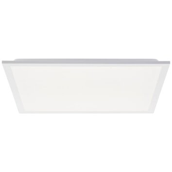 Brilliant modern LED-takpanel Trevis med kvadratisk, platt form, 4000 Kelvin neutralvitt ljus