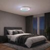 Brilliant vit LED-taklampa Catania, fjärrdimmbar, justerbar ljusfärg 2700-6500 Kelvin