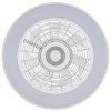 Brilliant vit LED-taklampa Catania, fjärrdimmbar, justerbar ljusfärg 2700-6500 Kelvin
