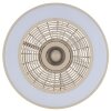 Brilliant LED-takfläkt Catania, fjärrdimbar, RGB, justerbar ljusfärg 2700-6500 Kelvin