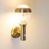 Cordova vägglampa utomhus, Vägglampa LED Färg i rostfritt stål, 1-ljuskällor