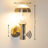 Cordova vägglampa utomhus, Vägglampa LED Rostfritt stål, 1-ljuskällor