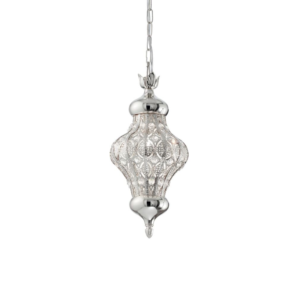 Ideallux NAWA Pendelbelysning Silver, 1-ljuskällor main product photo