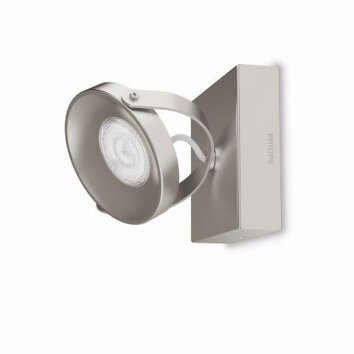 Philips Lampor Spur Väggspotlight LED Färg i rostfritt stål, 1-ljuskällor