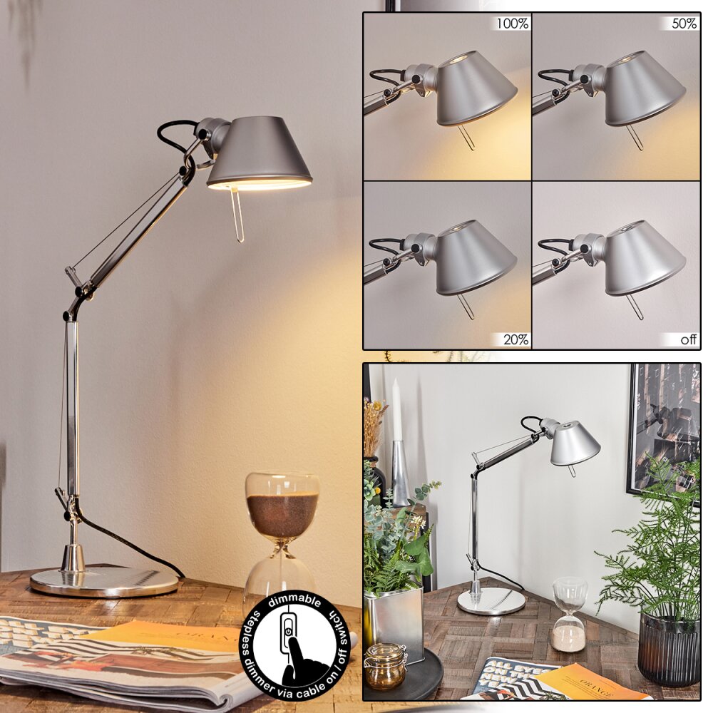 Artemide MICRO Bordslampa, Läslampa LED Aluminium, 1-ljuskällor main product photo